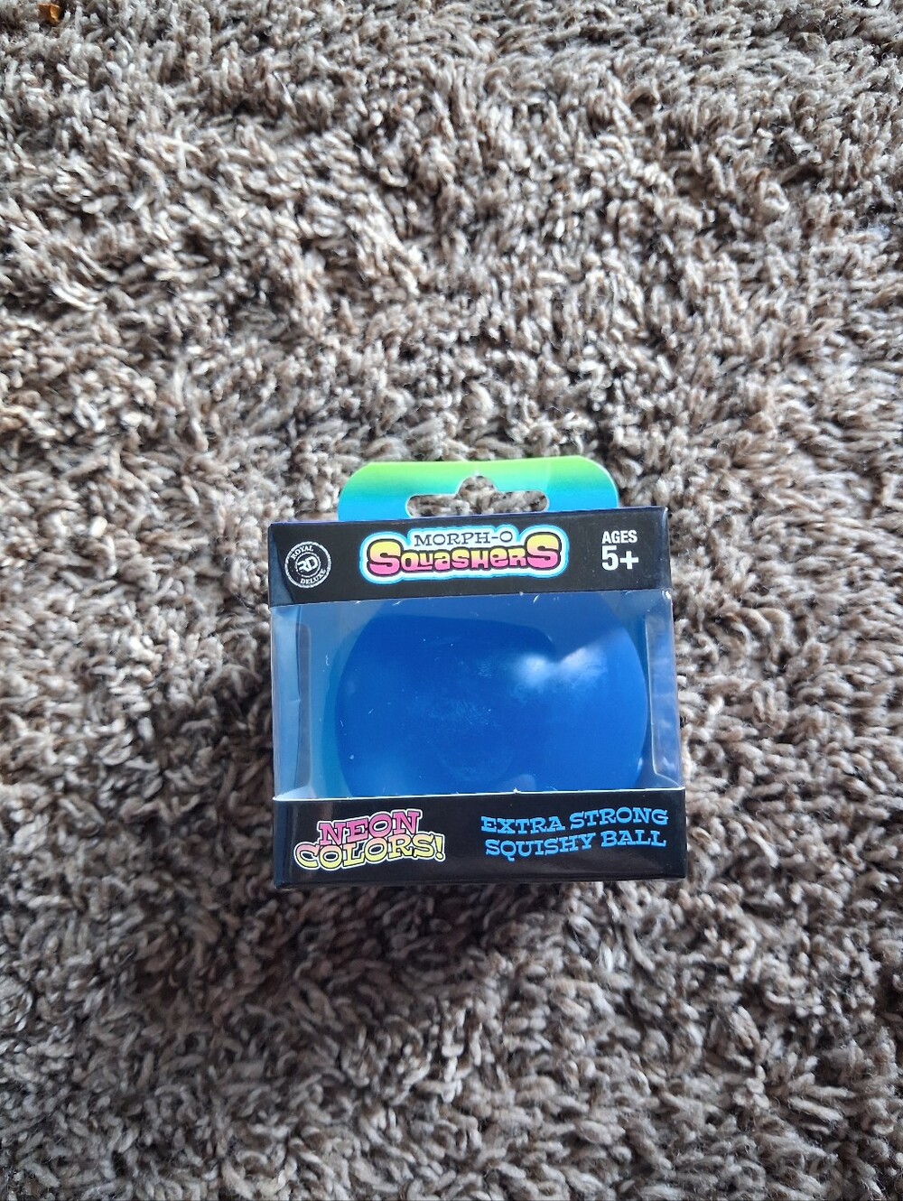 Blue Extra Strong Squishy Ball - Kids Toy Amazing Squish An Stretch